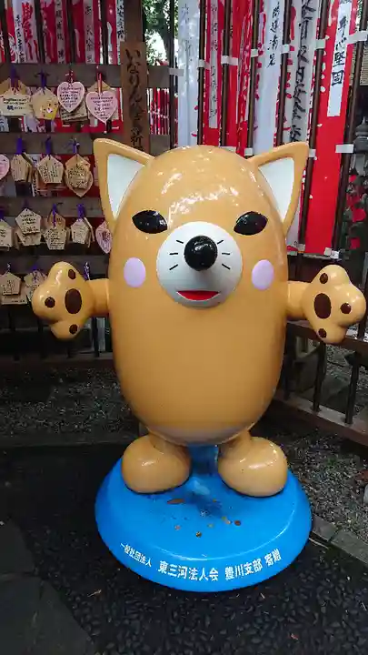 豊川稲荷東京別院の狛犬