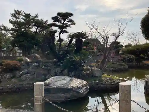 曽根天満宮の庭園