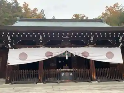 山梨縣護國神社の本殿・本堂