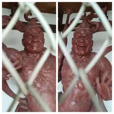 味鏡山 護國院の像