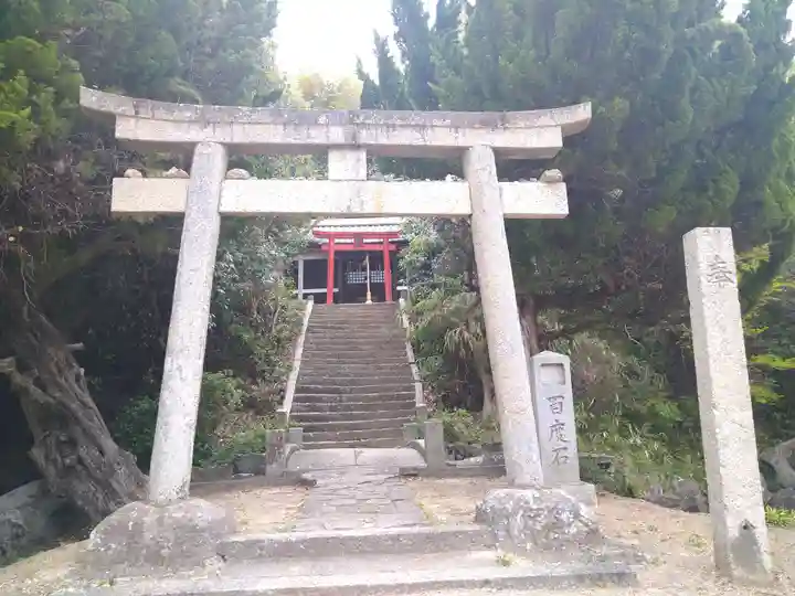 城山稲荷神社の鳥居