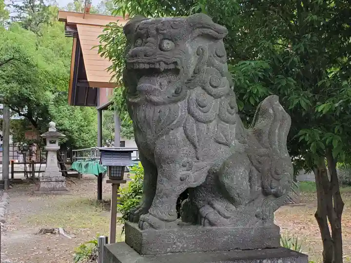 山縣神社の狛犬