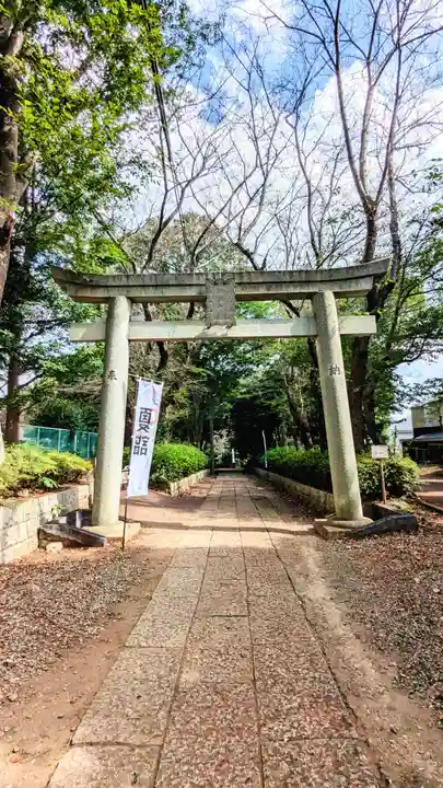 前原御嶽神社の鳥居