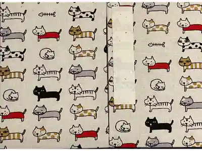 寺務所に複数冊置いてあった御朱印帳の一つです。