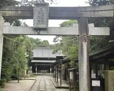 忍　諏訪神社・東照宮　の鳥居