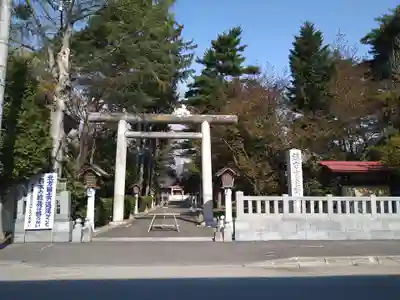 富良野神社の鳥居