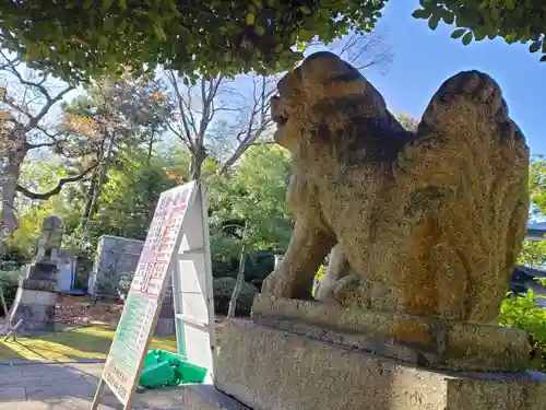 伏木神社の狛犬