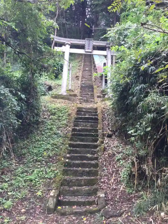 近津神社の鳥居