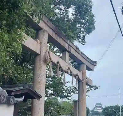 刺田比古神社の鳥居