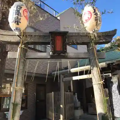 深川稲荷神社の鳥居
