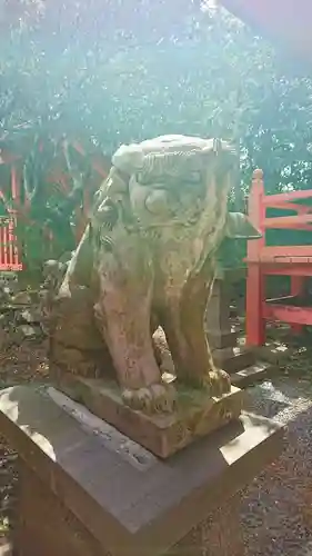 白銀神社の狛犬