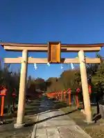 朝日森天満宮の鳥居