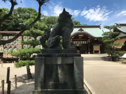 結城神社の狛犬