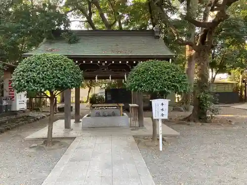 前鳥神社の手水