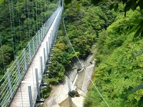 白水阿蘇神社の景色