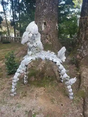 射手引神社の狛犬