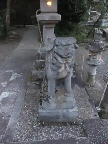 春日神社（西波多）の狛犬