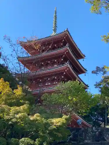 竹林寺の塔