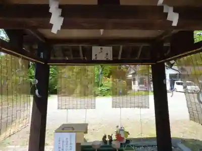 留辺蘂神社の手水舎