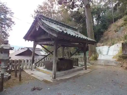 祝田神社の手水舎