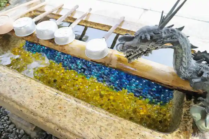 温泉山 安楽寺(四国霊場第六番札所)の手水舎