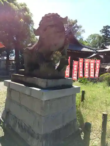 赤城久伊豆神社の狛犬