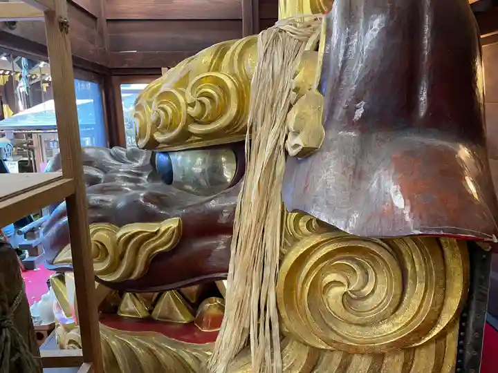 波除神社(波除稲荷神社)の狛犬