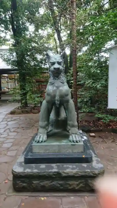 駒木諏訪神社の狛犬