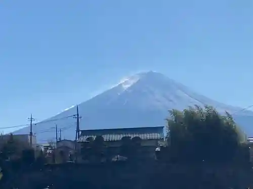 河口浅間神社の景色