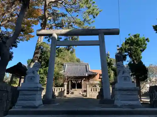 加知山神社の鳥居