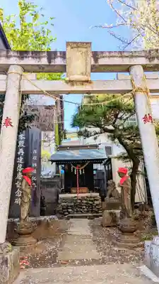 新萱田水神宮の鳥居