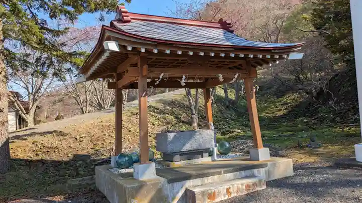 厚岸神社の手水舎