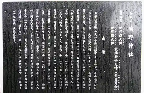 熊野神社の歴史