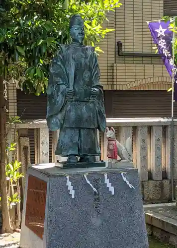 安倍晴明神社の像