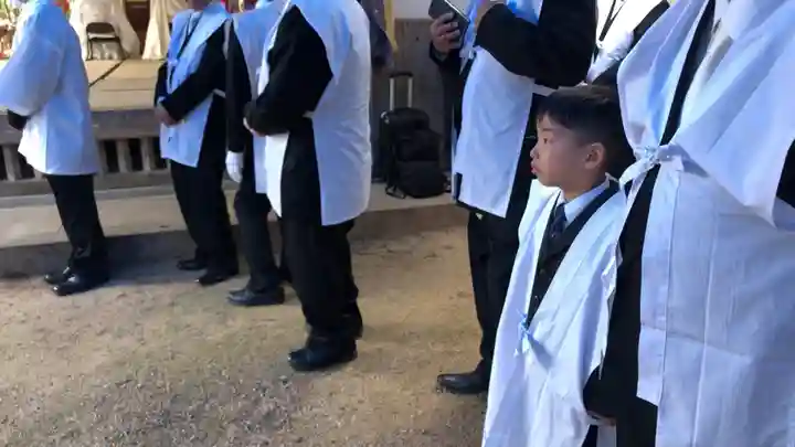 毛津神社のお祭り