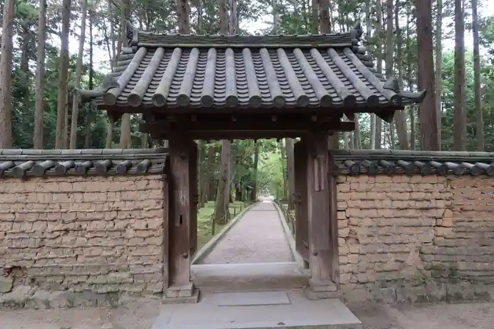 唐招提寺の山門・神門
