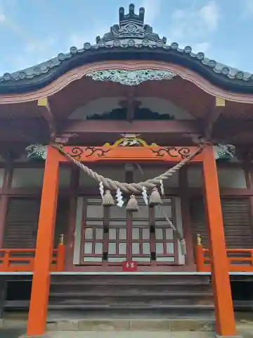 山中八幡宮の本殿・本堂