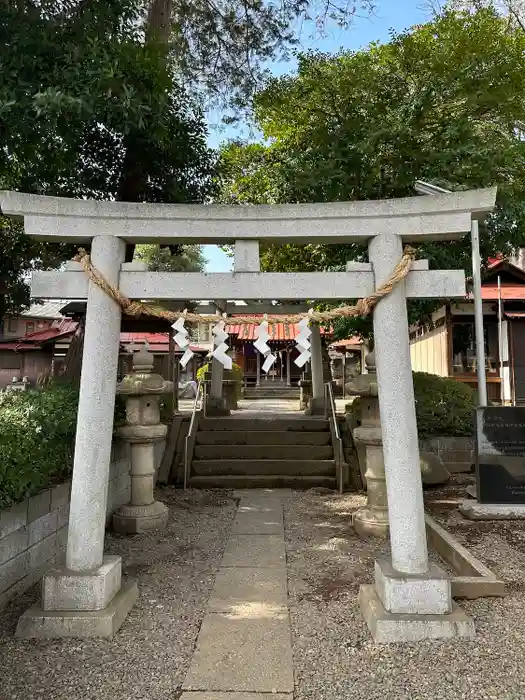 弦巻神社の鳥居