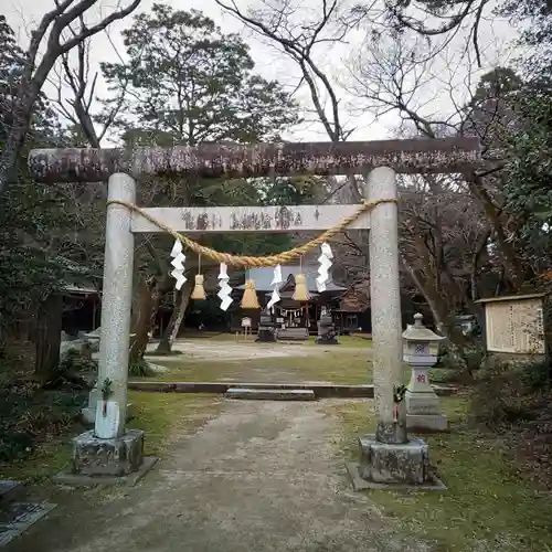 磯部稲村神社の鳥居