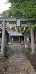 中川氷川神社の鳥居