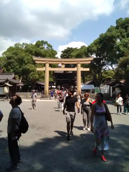 明治神宮の鳥居