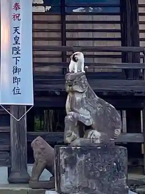 橘樹神社の狛犬