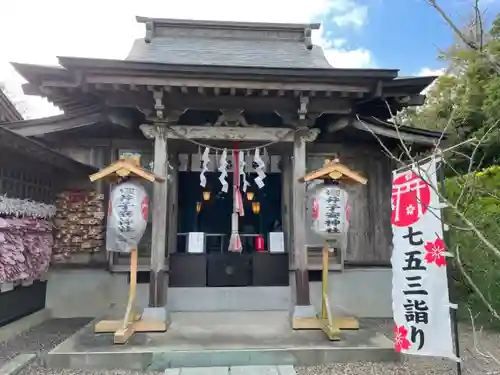 櫻井子安神社の本殿・本堂