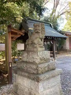 南沢氷川神社の狛犬