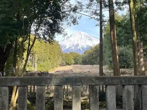 山宮浅間神社の景色