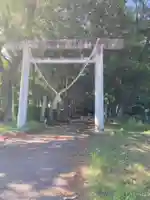 下石上温泉神社の鳥居