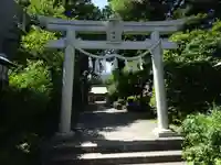 星川杉山神社の鳥居