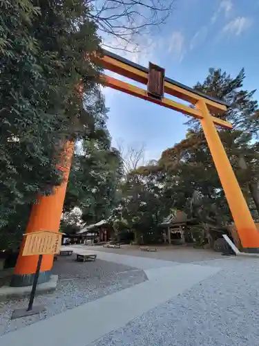 川越氷川神社の鳥居