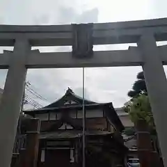 みなと八幡神社の鳥居