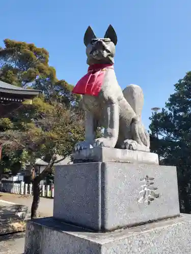 一瓶塚稲荷神社の狛犬